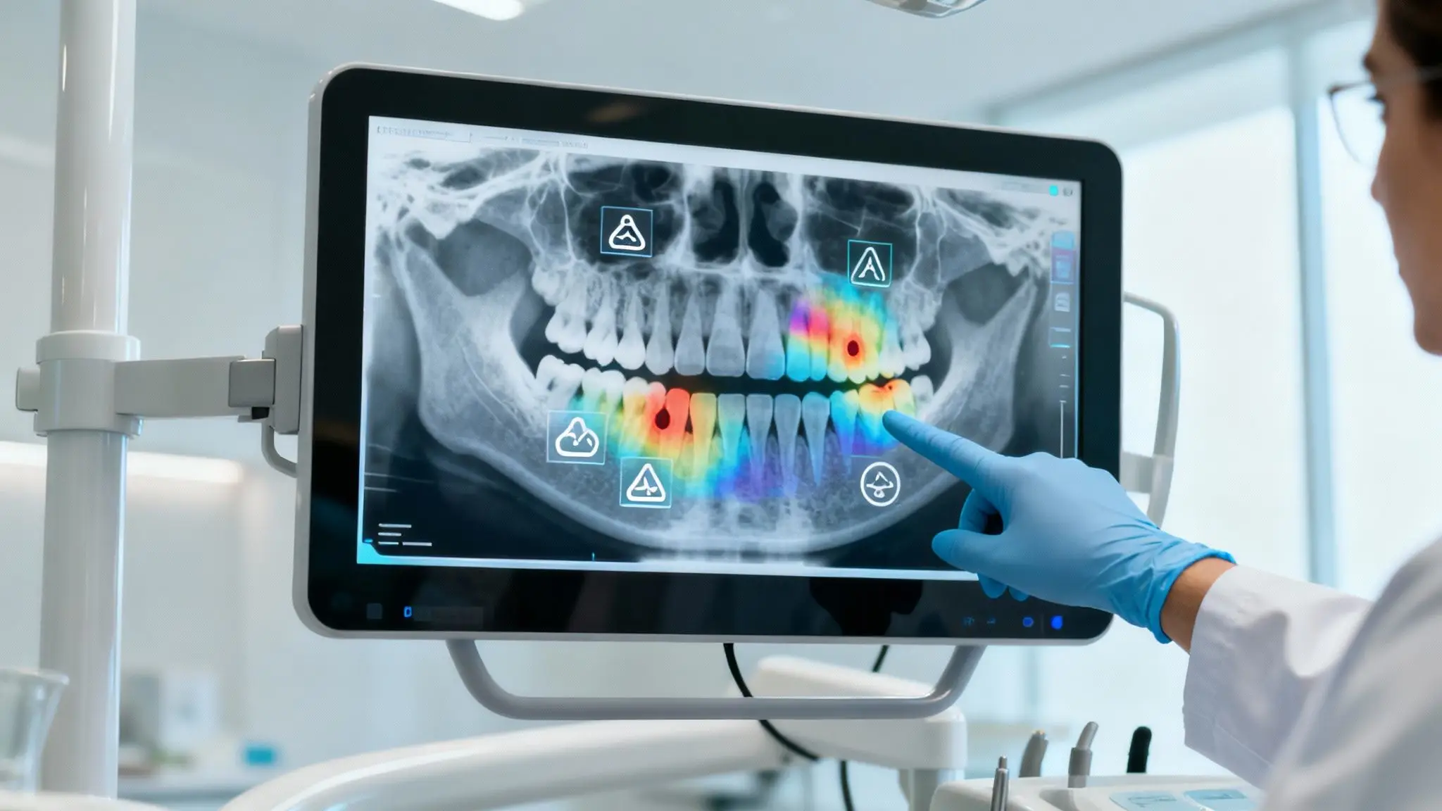AI dental treatment planning dashboard